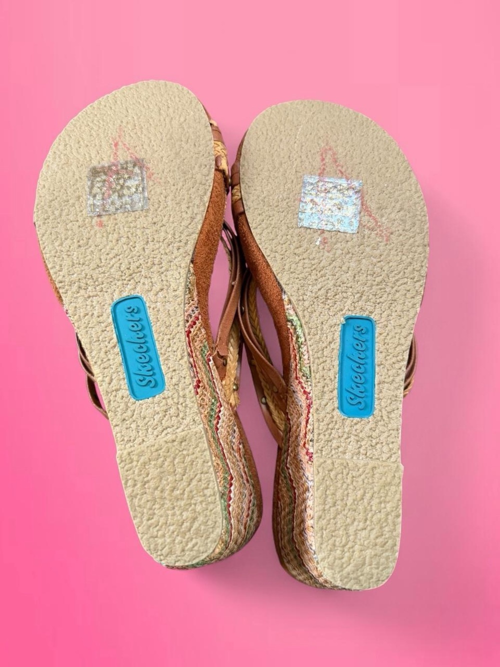 vintage y2k skechers wedge sandals - Picture 5 of 7